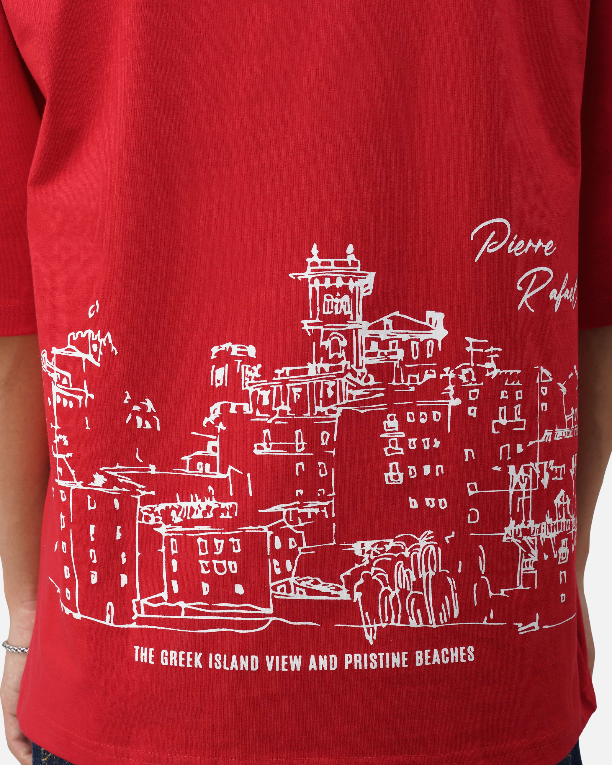 PR Greek Island Oversized Tee