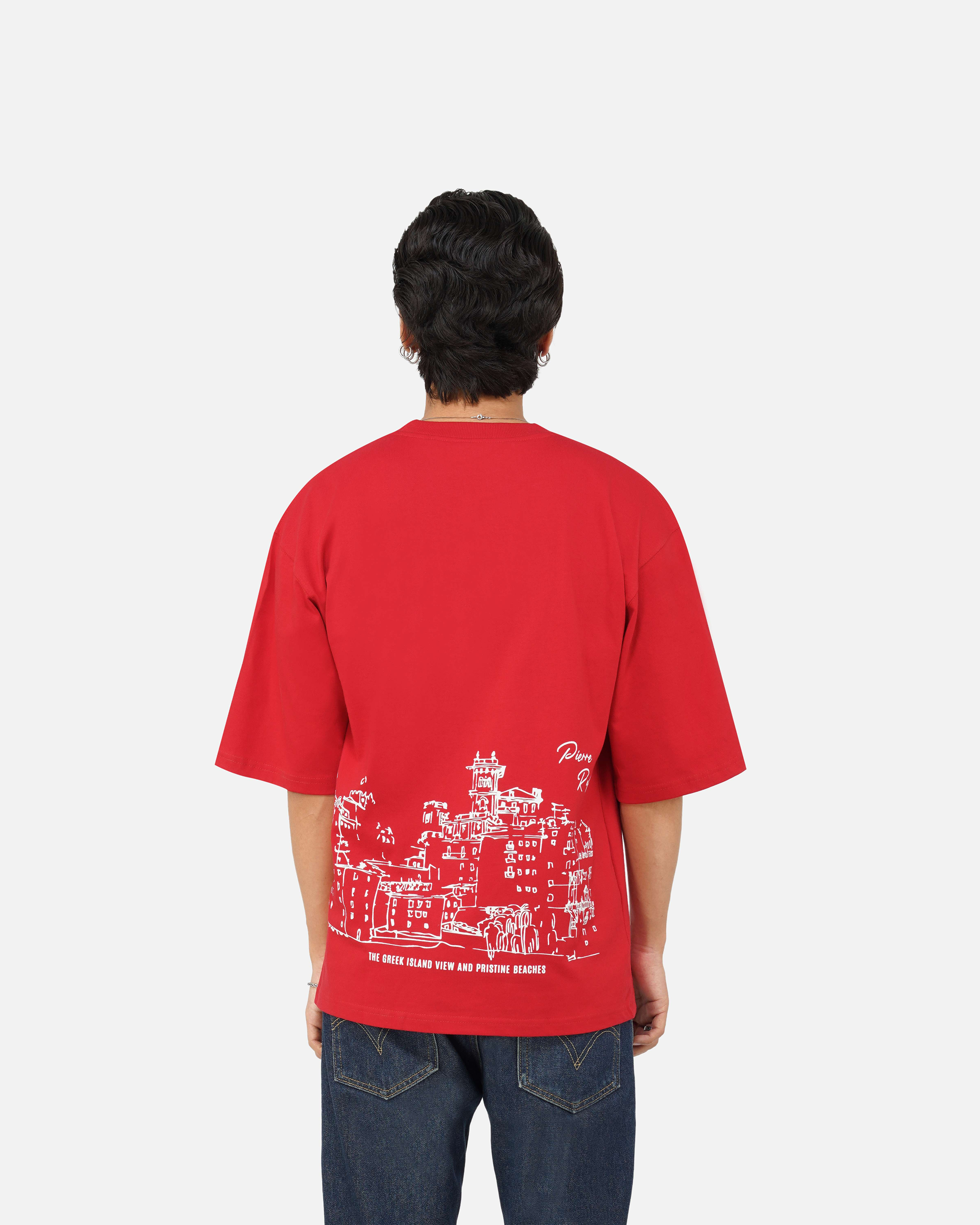 PR Greek Island Oversized Tee