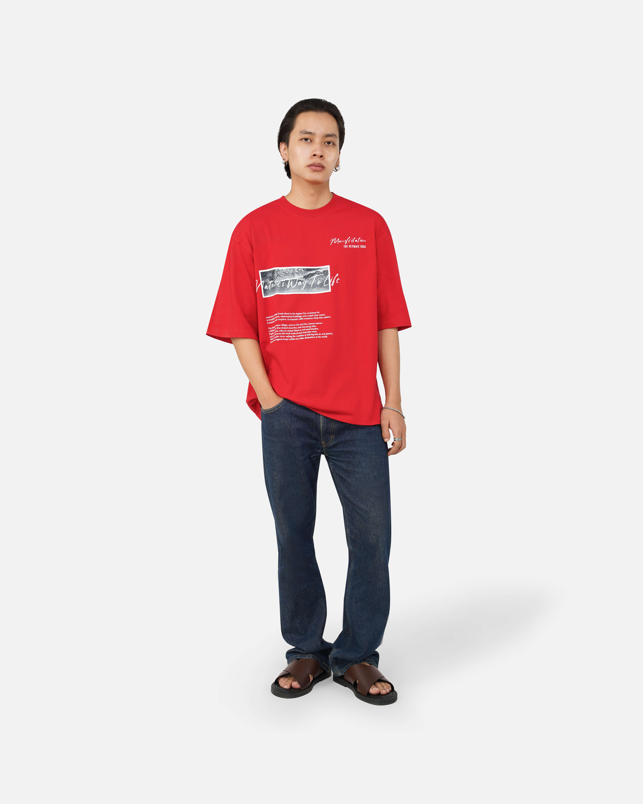 PR Greek Island Oversized Tee